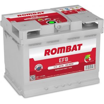 Baterie auto Rombat EFB 12 V - 60 Ah